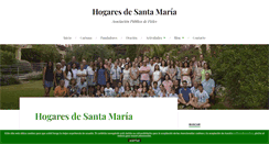 Desktop Screenshot of hogaresdesantamaria.org