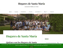 Tablet Screenshot of hogaresdesantamaria.org